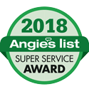 2018 Angie's List Super Service Award badge