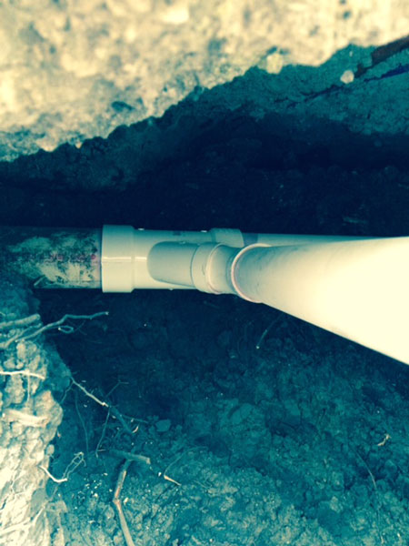 underground image of a pipe