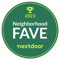 2023 Neighborhood FAVE nextdoor badge