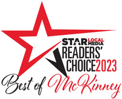 Reader's Choice 2023 Best of Mc Kinney badge