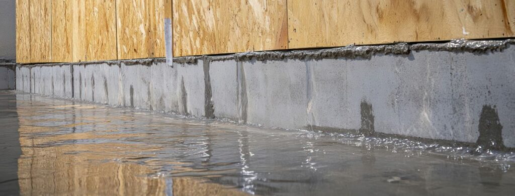 A slab leak in a Texas home. 